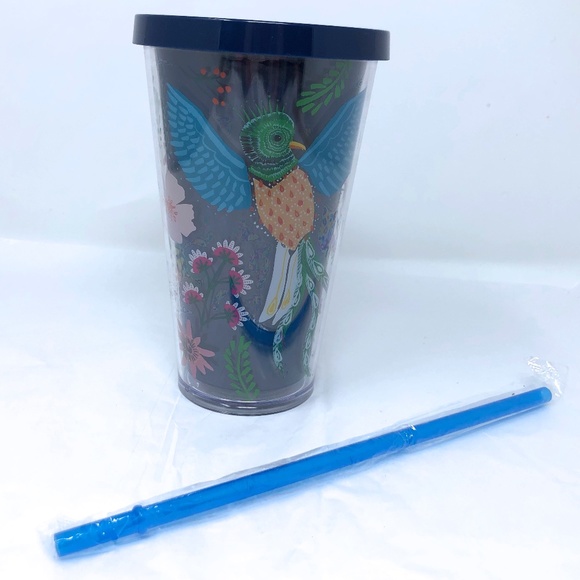 new Starbucks coffee tea tumbler peacock 16oz cup container - Picture 1 of 7